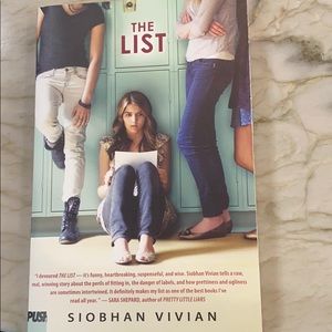 SOLD Book: The List by Siobhan Vivian